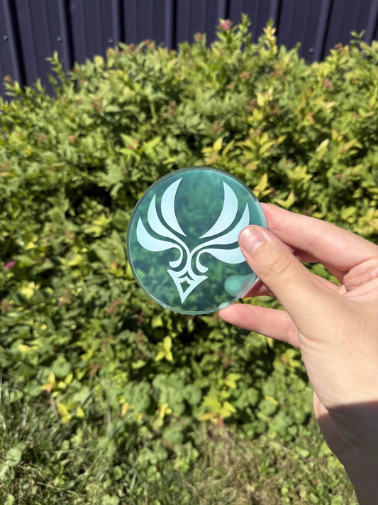 Anemo Genshin Impact Coaster