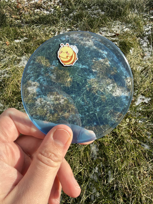 Bee in the Sky Acrylic Coaster