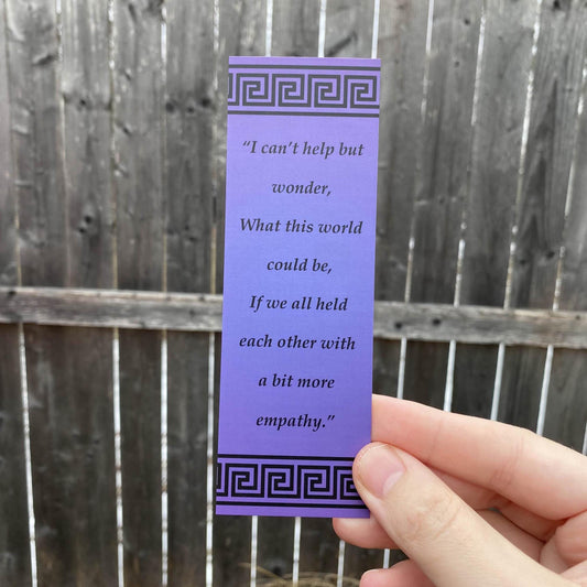 Athena - Greek Musical Bookmark