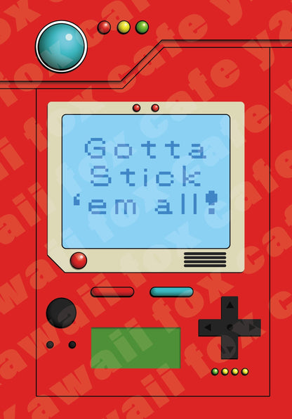 Reusable Poke Sticker Book