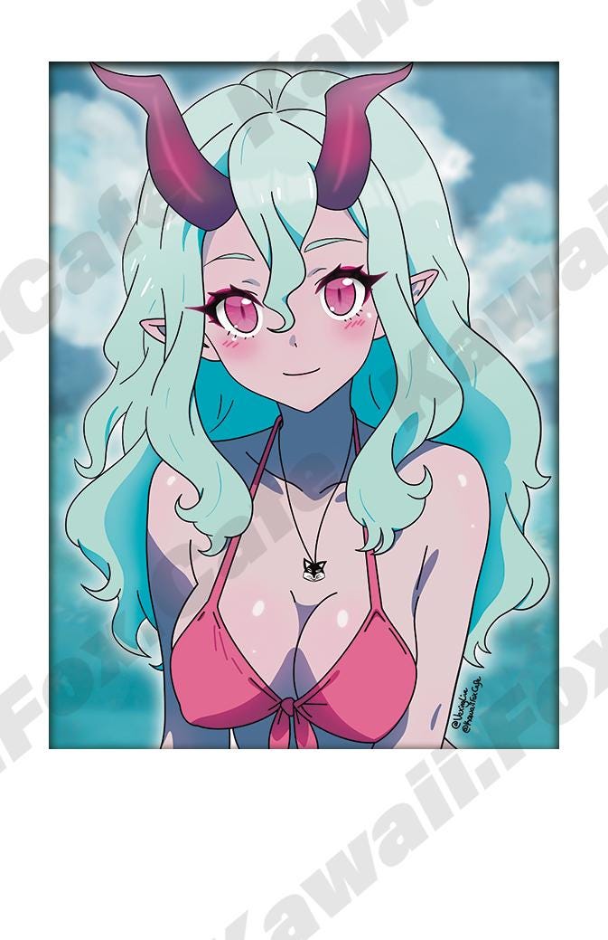 *HOLO* Succubus Photocard Polaroid Print