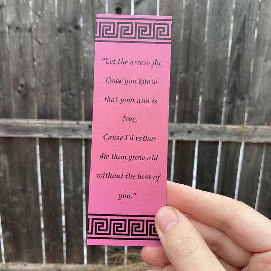 The Challenge - Greek Musical Bookmark