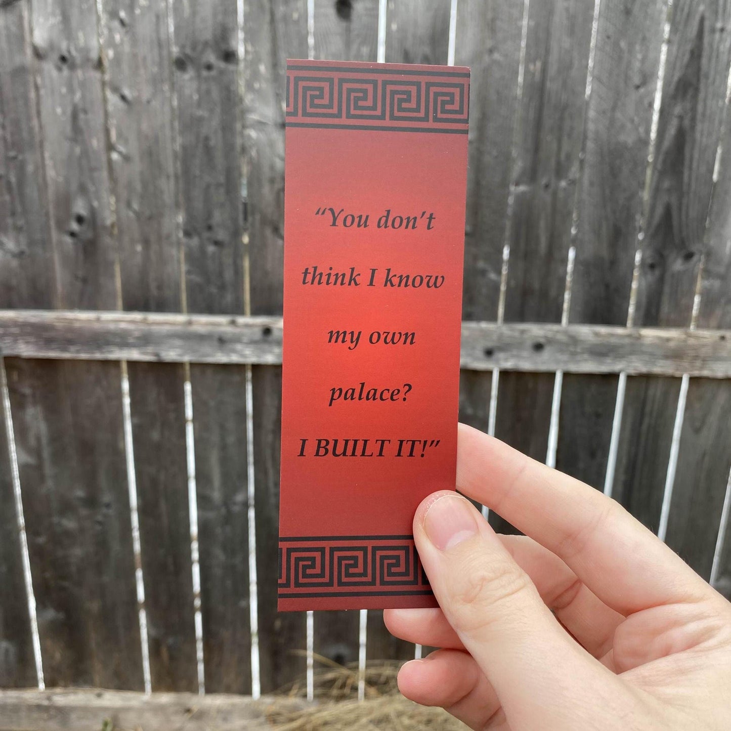 I BUILT IT! - Greek Musical Bookmark