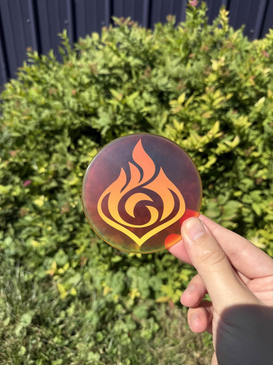 Pyro Genshin Impact Coaster