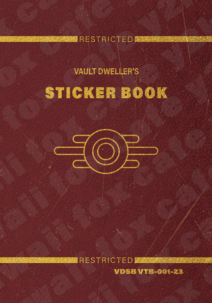 Reusable Vault Dweller Sticker Book