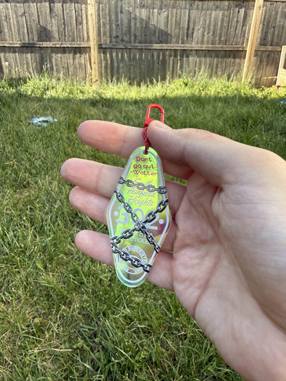 Room 302 *Silver* Chains Hotel Keychain