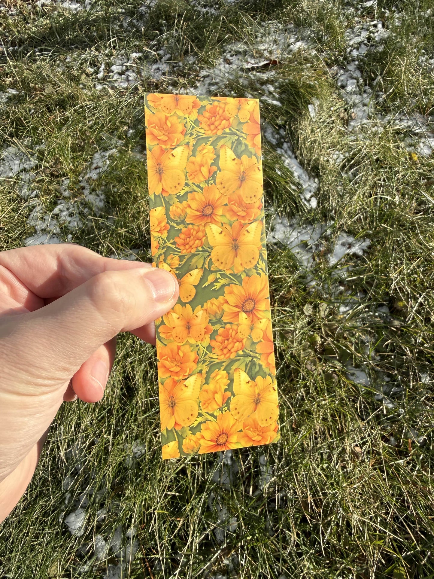 Butterflies and Flowers Bookmark