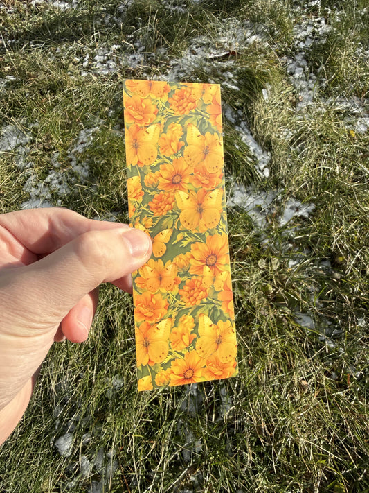 Butterflies and Flowers Bookmark
