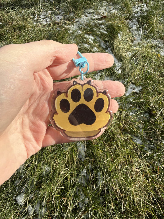 Puppy Paw Keychain