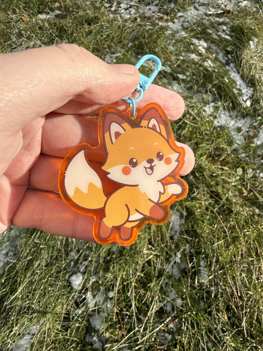 Kawaii Fox Keychain