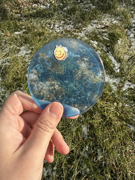 Bee in the Sky Acrylic Coaster