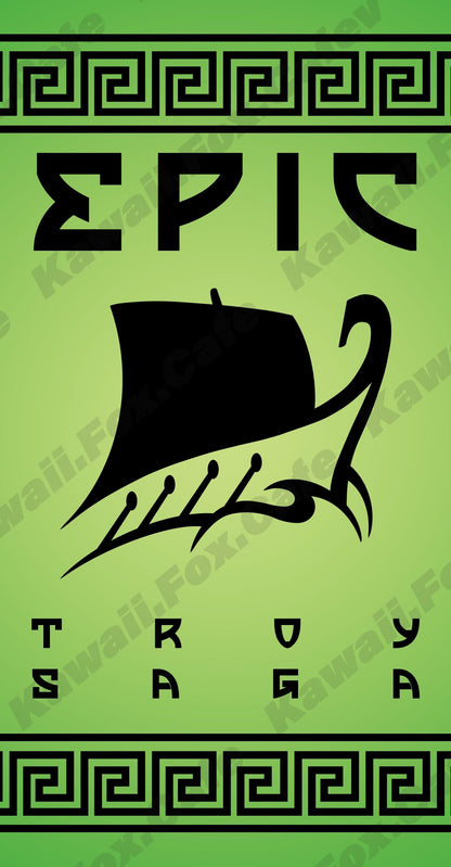 Troy Saga - Greek Musical Bookmark