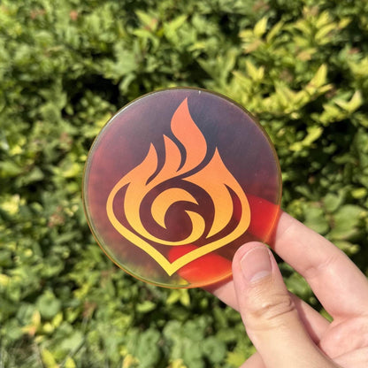 Pyro Genshin Impact Coaster