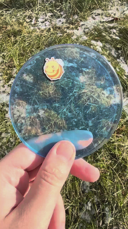 Bee in the Sky Acrylic Coaster