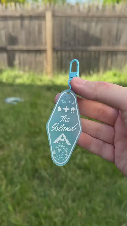 Ark Survival Island Hotel Keychain