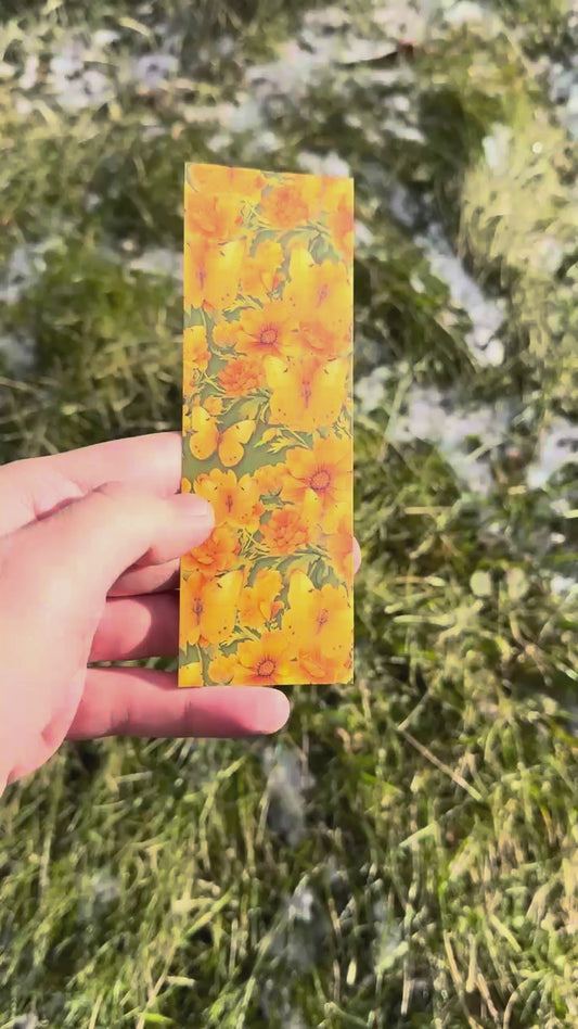 Butterflies and Flowers Bookmark