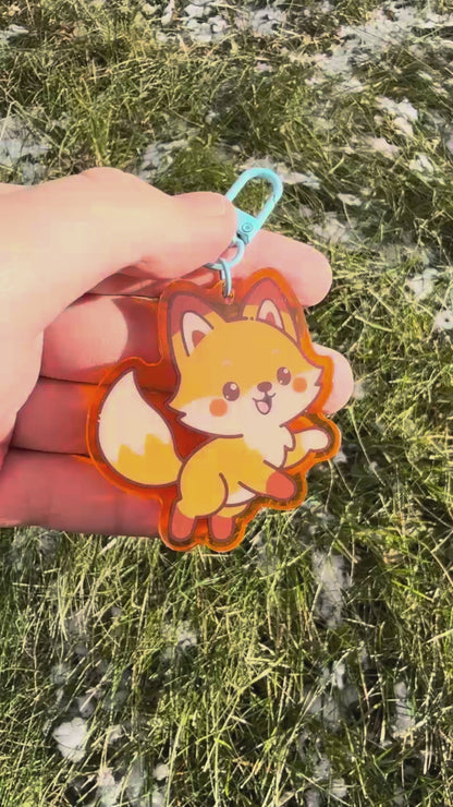 Kawaii Fox Keychain